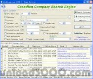 Canadian Company Search Engine screenshot